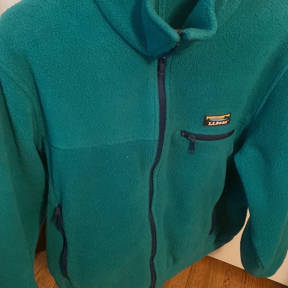 L.L. Bean Teal jacket. - Picture 4 of 5